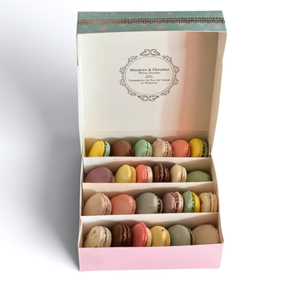 Coffret 24 macarons